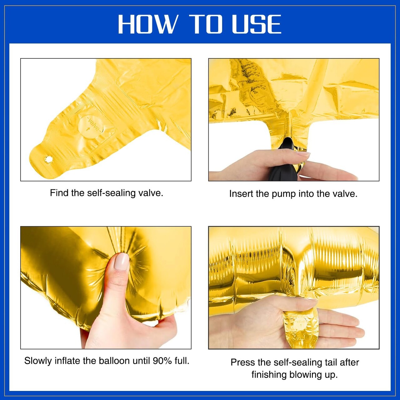 47-Pc Father’s Day Balloon Kit – Happy Father’s Day Letters & Super Dad Balloons